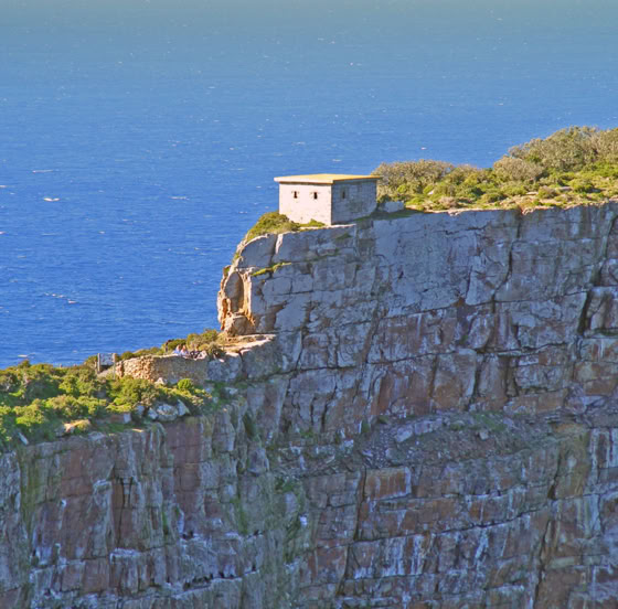 World War Two military blockhouses (radar outpost) on the Lighthouse Keeper’s Trail.