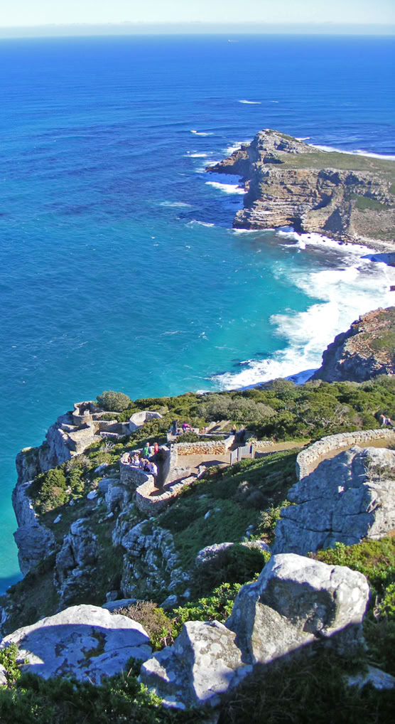 One of the spectacular vistas to be enjoyed when visiting Cape Point South Africa.