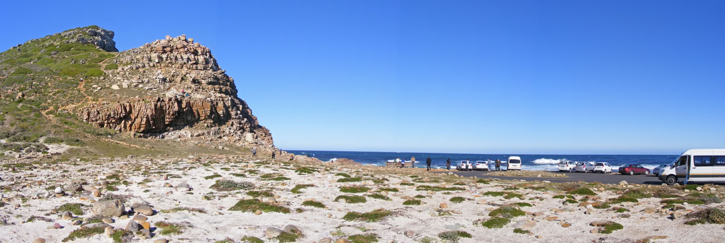 South-Westernmost point in Africa, Cape of Good Hope with Cape Maclear on the left.